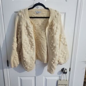 Gorgeous heart bobble open cardigan